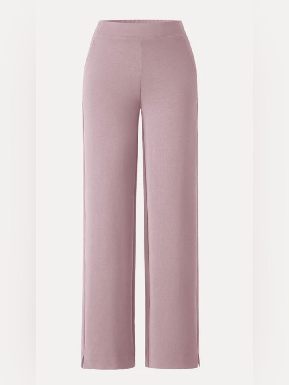 OGL PULLON FLARE PANTS IN MAUVE PINK NWT